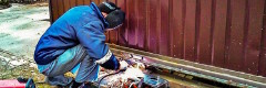 сварка ворот в Большом Камне